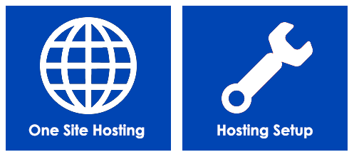 One Site Hosting and Hosting Setup